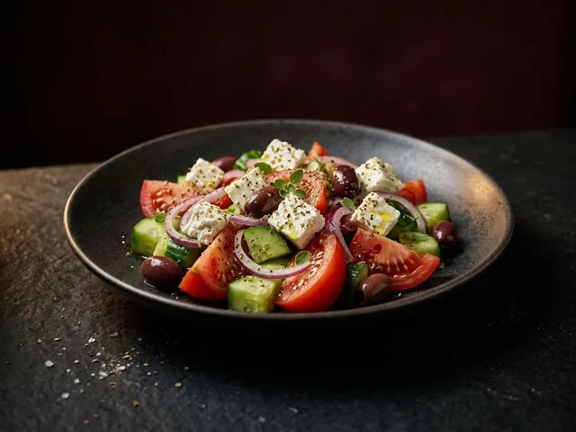 Greek Garden Salad (Veg)