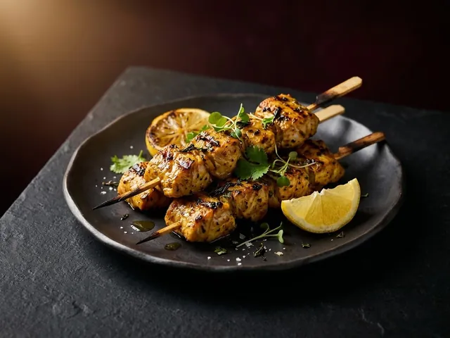 Grilled Bhetki Skewers