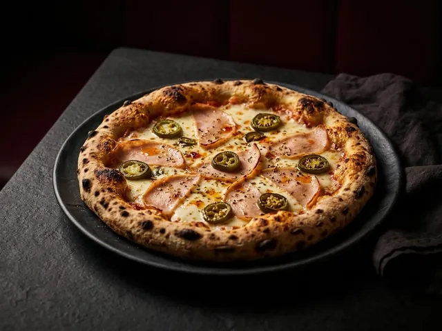 Chicken Salami Jalapeno Pizza