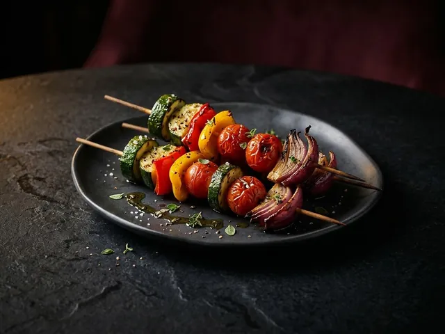 Mediterranean Vegetable Skewers