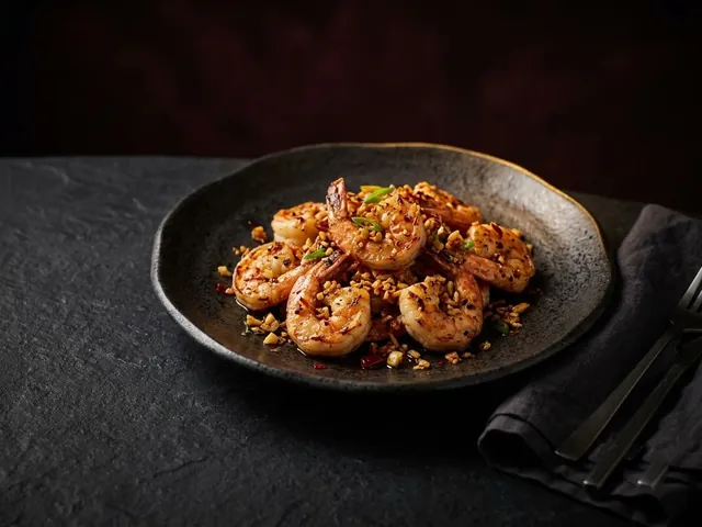 Chilli Garlic Prawns