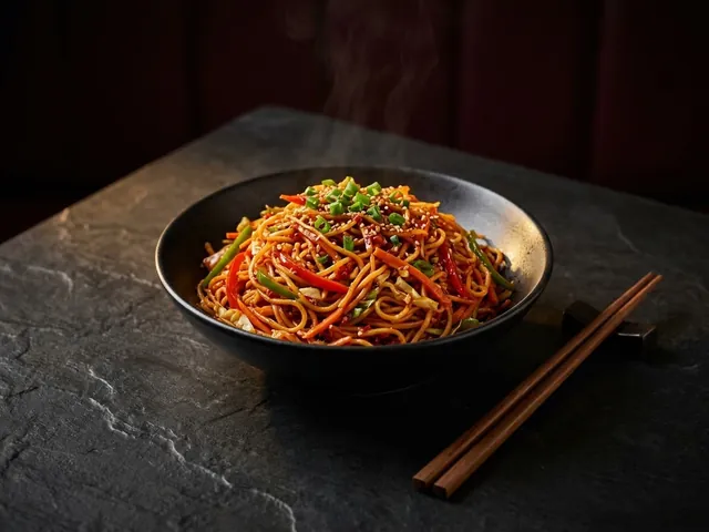 Schezwan Veg Noodles