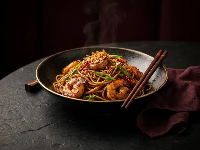 Prawn Chilli Garlic Noodles