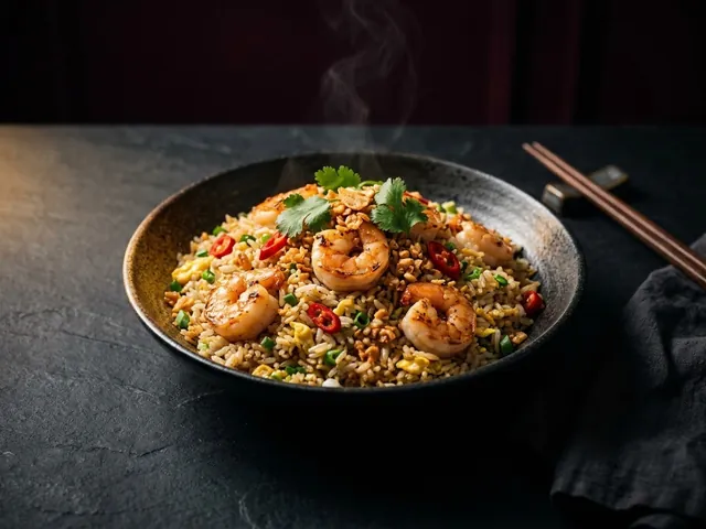Prawn Chilli Garlic Fried Rice