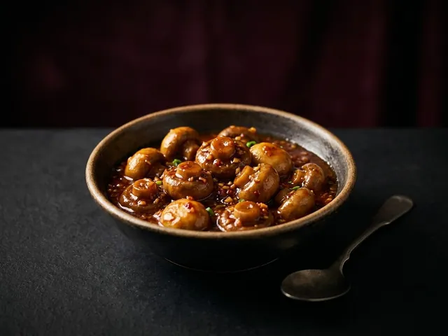 Mushroom in Hot Garlic Sauce