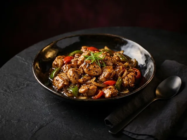 Chicken in Black Pepper Sauce