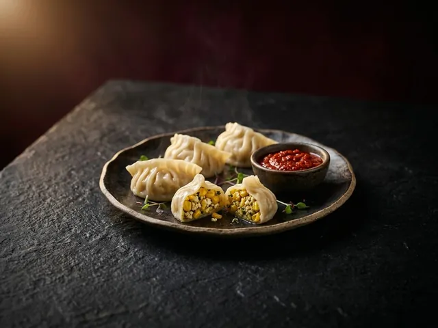 Corn and Paneer Dumplings
