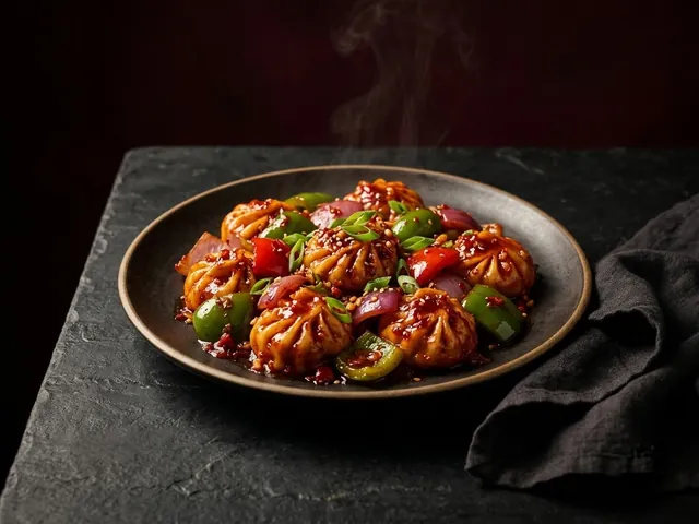 Chilli Chicken Momos