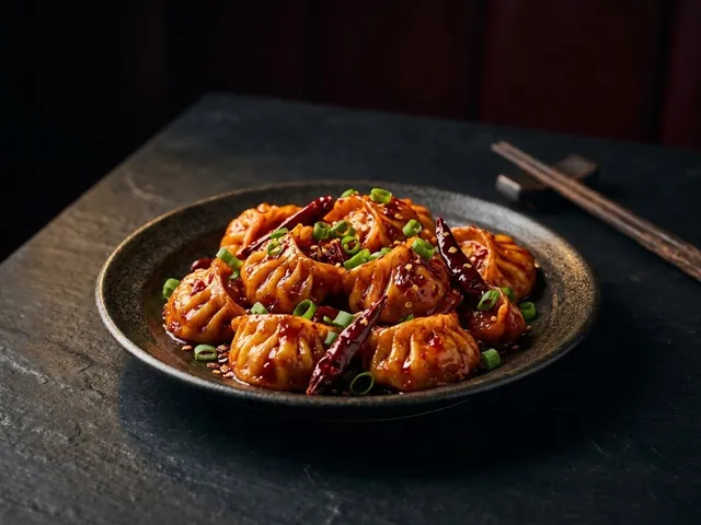 Schezwan Chicken Momos